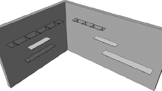 Finished shelf examples