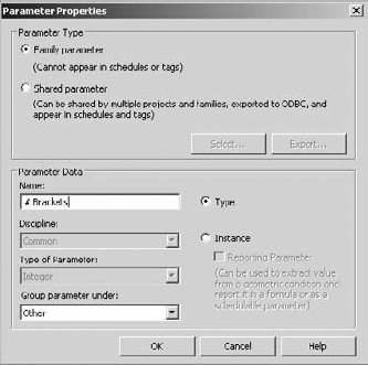 Parameterizing the number of brackets