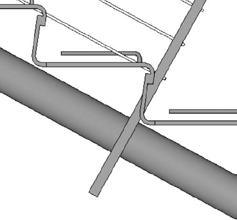 Continuous tread and nosing profile