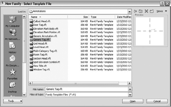 Selecting the Generic Tag file