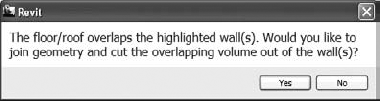 A wall's outer core boundary is used to define an edge of the floor.