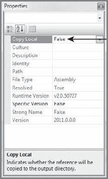 Setting CopyLocal to False