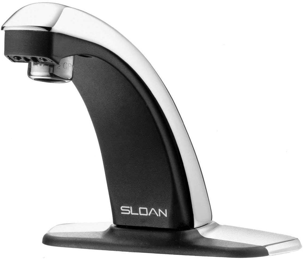 If you don't need a keyboard, mouse, or screen, you don't need much of an interface either. You activate this faucet by putting your hands beneath it. Of course, this can lead to confusion. If there are no visible controls, how do you know how to even turn the faucet on? Courtesy Sloan Valve Company.