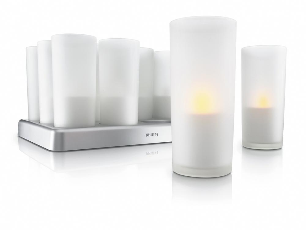 You turn on an Imageo Candle Light by shaking it. Courtesy Philips Lighting.