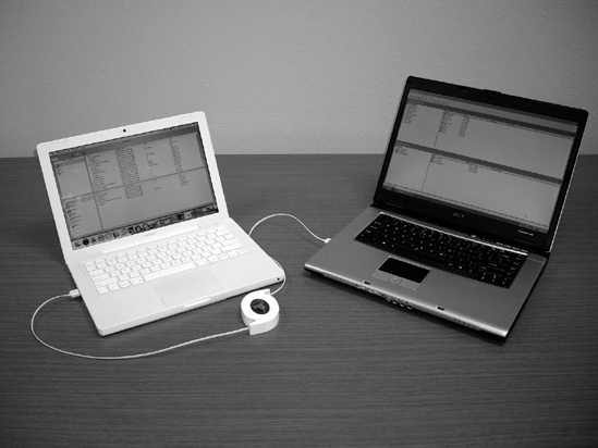 The iTornado is a retractable USB cable that doesn’t require you to install any software. As soon as you connect it, you see the contents of both machines in folder-tree formation. You can drag and drop files from one computer to the other, with no fuss, accounts, or setup—only a knowledge of where you’re supposed to put everything. (It works Mac-to-Mac and PC-to-PC, too.)