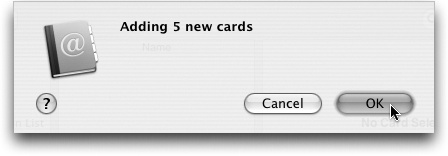 Apple’s Address Book program can slurp up your Windows contacts in one gulp by importing an LDIF file, which you can easily generate using Thunderbird on Windows.