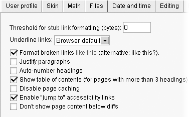 The Miscellaneous tab has a varied assortment of nine options, three of which are turned on initially.