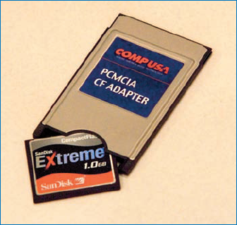 Designed for notebook and laptop computers, PCMCIA (PC Card) style readers allow you to attach a flash card by inserting the card into the reader, and the reader into card slot available on virtually all portable computers.