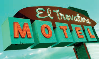 Mid-century motel signs are extremely popular everywhere around the world.