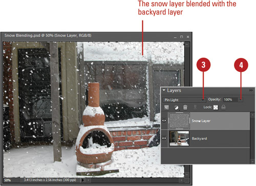 Mix Layer Information with Blending Modes