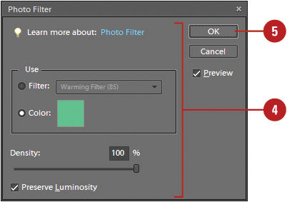 Change Fill or Adjustment Layer Content