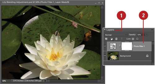 Use Blending Modes with Fill and Adjustment Layers