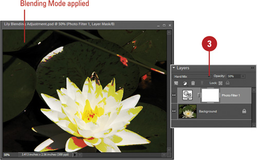 Use Blending Modes with Fill and Adjustment Layers
