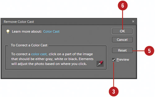 Use the Remove Color Cast Adjustment