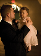 A very young lady’s first dance with her uncle.