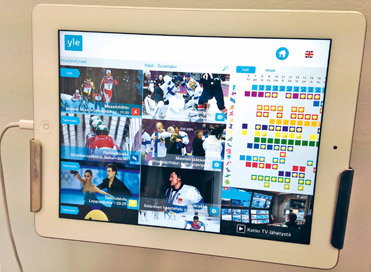 Figure 18.13 Olympic Broadcasting Services provided their Olympic Video Player to broadcasters at the Sochi Olympics. Viewers could watch it on tablets and smartphones.