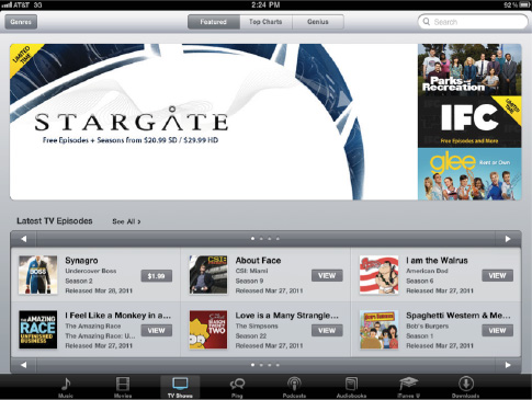 The iTunes Store. Just tap the iTunes app icon on your iPad to enter it.