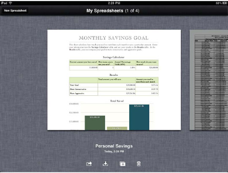 My Spreadsheets is analogous to My Documents in Pages. It's used to create new spreadsheets, rename them, delete them, and share them with others.