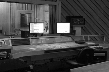 Dark Pine Studios control room.
