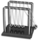 Here is an example of Newton’s Cradle.