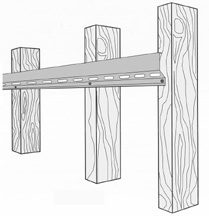 Resilient channel installation method.