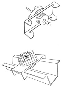 Resilient sound isolation clips (RISC-1).