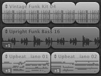 Loops transposed up five semitones (+5).