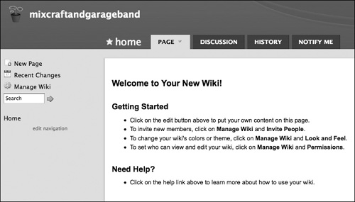 Wikispaces new website.