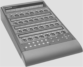 Control surface designed to facilitate editing of DSP and virtual instrument plug-ins with a variety of different software. This controller may be used as a stand-alone solution or in tandem with other control surface components for analog-style control over tracks and plug-ins.
