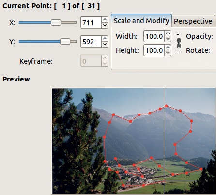 Importing the path as a sequence of controlpoints