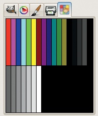 The Palette tab