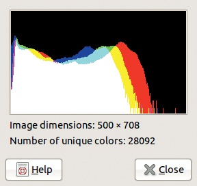 The Colorcube Analysis dialog