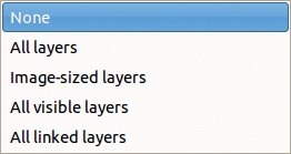 Resizing layers