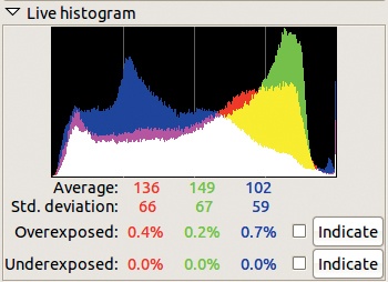 The final histogram