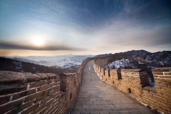 Perspective on the Great Wall of China