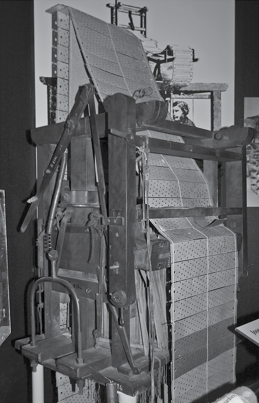 Image of Jacquard’s programmable loom