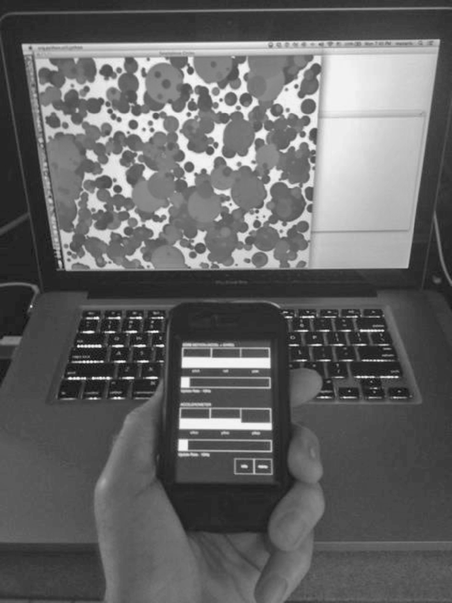 Image of Using a smartphone to create music on a laptop (via OSC messages)