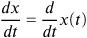Partial specification of the continuous time domain.