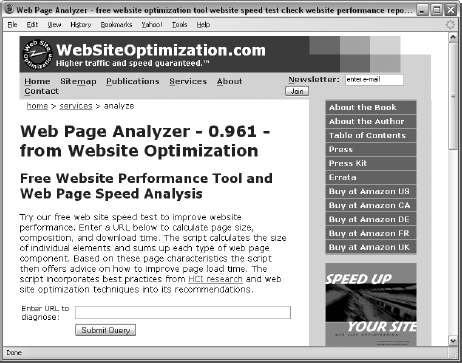 A website-analyzing webbot