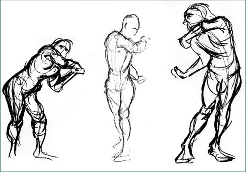 Life drawing helps you understand the human form in movement.