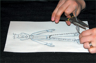Bend and cut the wires into shape using your drawing as a reference.