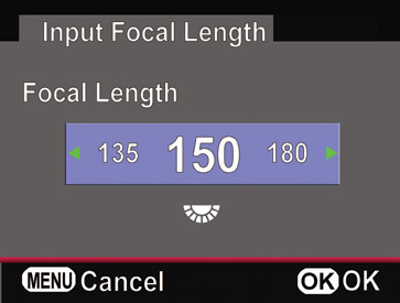 Help your camera’s shake reduction operate more accurately by specifying a focal length for lenses that don’t automatically supply this information.
