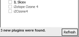 Getting Ozone 4 to show up after installing it.