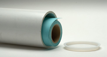 Four-inch PVC tubing makes a rigid, lightweight, and portable storage container for background paper, or rolled canvas backdrops. Copyright © Steve Weinrebe