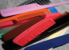 Use disposable combs for hair and, to add to your portrait subjects’ comfort level, let them notice that you are using a new one just for them. I purchased these combs in a variety pack at a dollar store for less than 10 cents each. Copyright © Steve Weinrebe