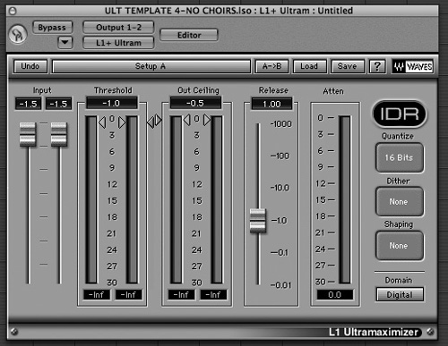 The L-1 Ultramaximizer from Waves was one of the first maximizer plug-ins.