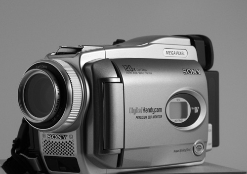 Many camcorders, such as this Canon, use MiniDV—still the dominant format today.