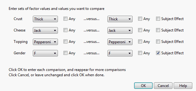 Comparisons Example