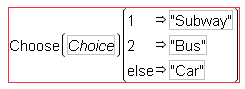 Choose Function for Choice Mode Column of Daganzo Data