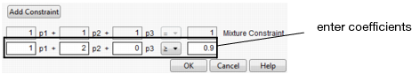 Enter Coefficients